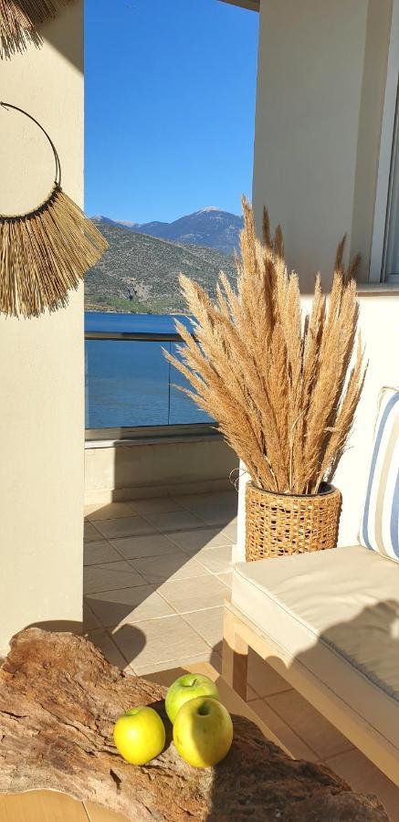 Boho Beach House In Itea-Delphi エクステリア 写真