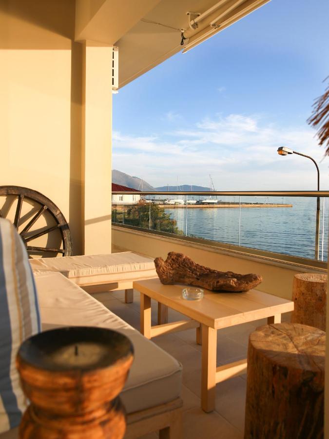 Boho Beach House In Itea-Delphi エクステリア 写真