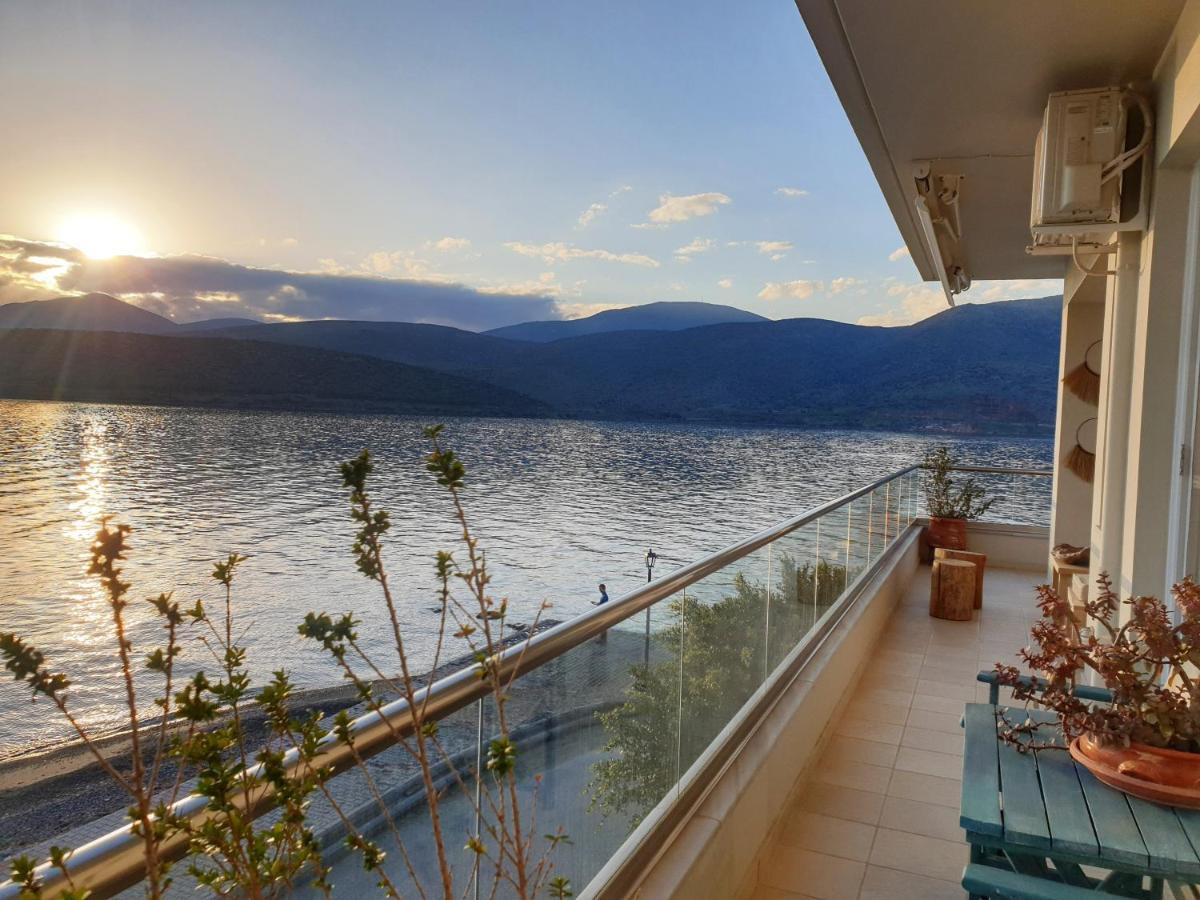 Boho Beach House In Itea-Delphi エクステリア 写真