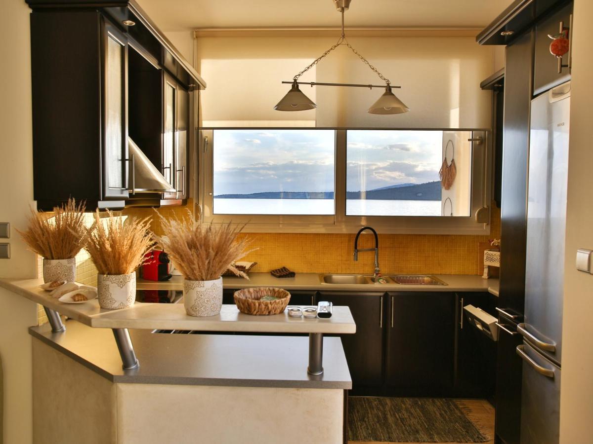 Boho Beach House In Itea-Delphi エクステリア 写真